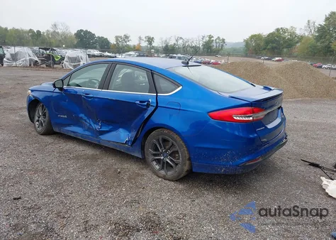 2018 Ford Fusion Hybrid Se z USA, uszkodzony, nr VIN 3FA6P0LU5JR197338